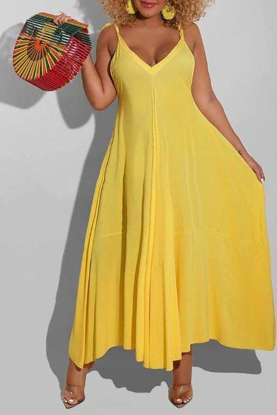 Dresses | V-neck Maxi Dress