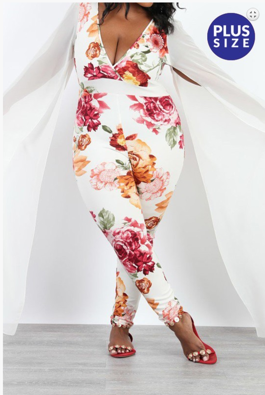 WOMEN PANTS| Floral-Print-Jumpsuit WOMEN PANTS| Floral-Print-Jumpsuit