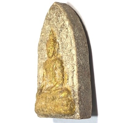พระขุนแผนออกศึกองค์ปัดทอง หลังเจดีย์ หลวงพ่อพรหม วัดบ้านสวน