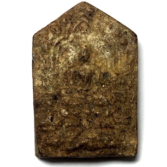 พระขุนแผนผงพรายกุมาร พิมพ์เล็กนิยม ฝังตะกรุดทองแดง วัดไร่วารี ปี 15 เนื้อว่าน หลวงปู่ทิม วัดละหารไร่ พร้อมบัตรรับรอง