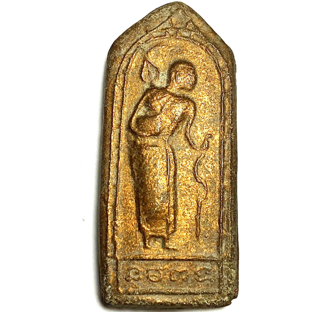 พระสีวลี ผงพรายกุมาร หลังปั๊มเทียนไชยโค้ดเลข3 หลวงปู่ทิม วัดละหารไร่ ระยอง พร้อมบัตรรับรอง