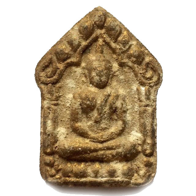 ขุนแผนผงพรายกุมาร ทรงพลใหญ่ หลังตะกรุดสาริกาคู่ หลวงปู่ทิม วัดละหารไร่ ปี 2510 พร้อมบัตรรับรอง.