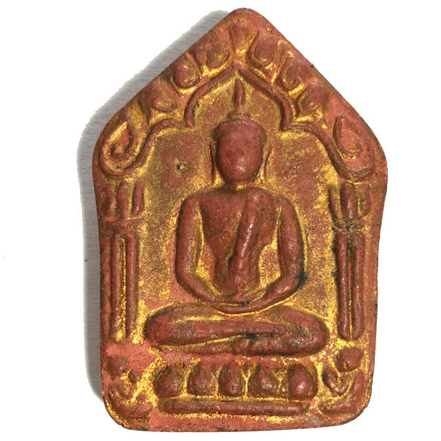 พระขุนแผนผงพรายกุมาร พิมพ์ไหล่หลุม หลังฝังขุนแผนเล็ก ตะกรุดสาริกาคู่ หลวงปู่ทิม วัดละหารไร่ ระยอง (พร้อมบัตรรับรอง)