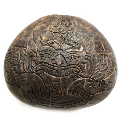 กะลาตาเดียว แกะพระราหูอมจันทร์ เครื่องรางทนสิทธิ์