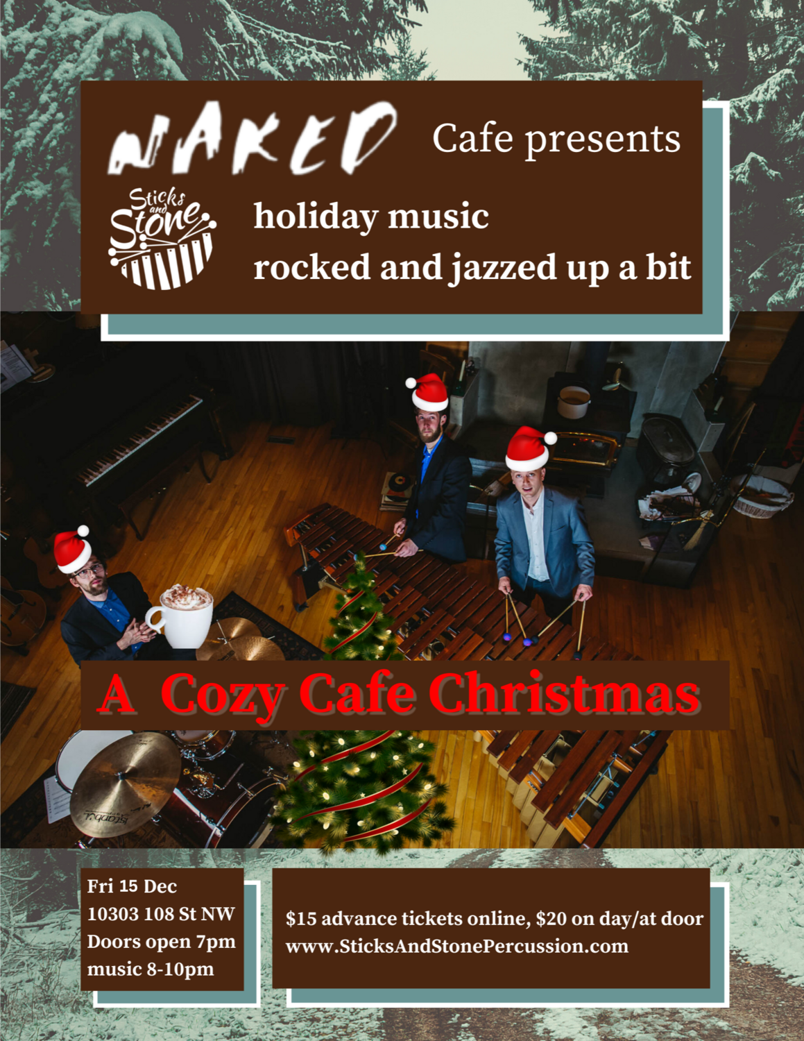 A Cozy Cafe Christmas (holiday music rocked and jazzed up a bit)
