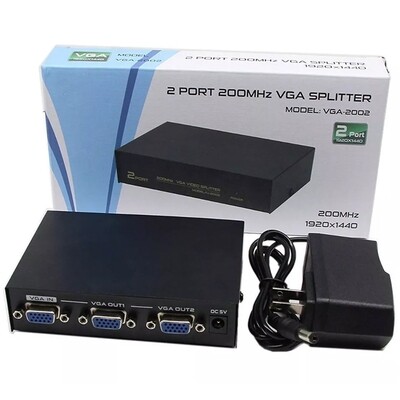 SPLITTER VGA DE 1 A 2 SALIDAS