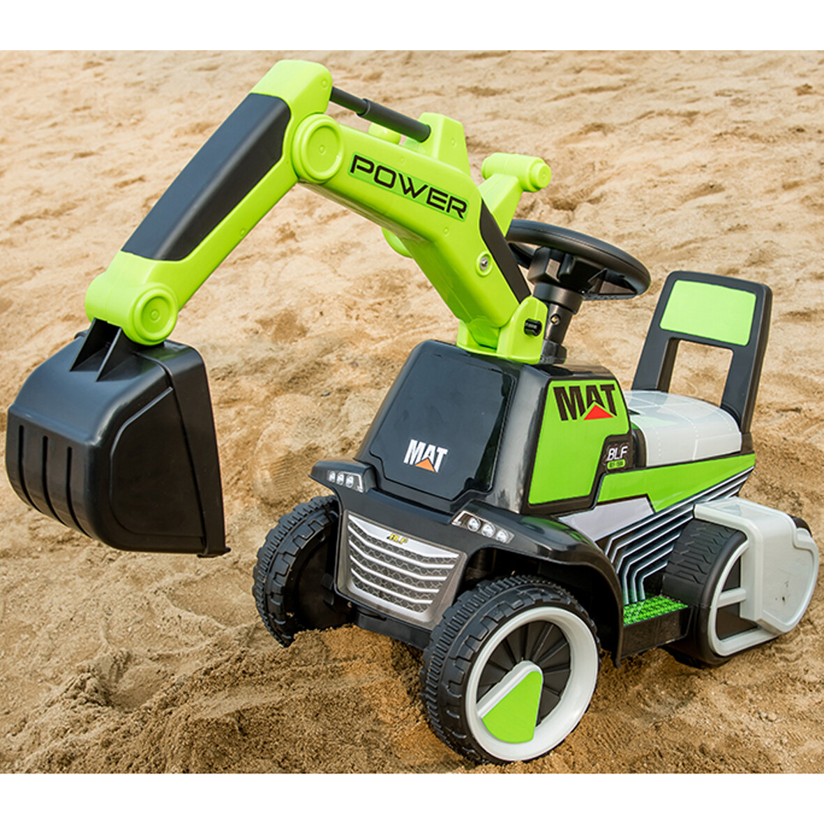 carro excavadora para niños