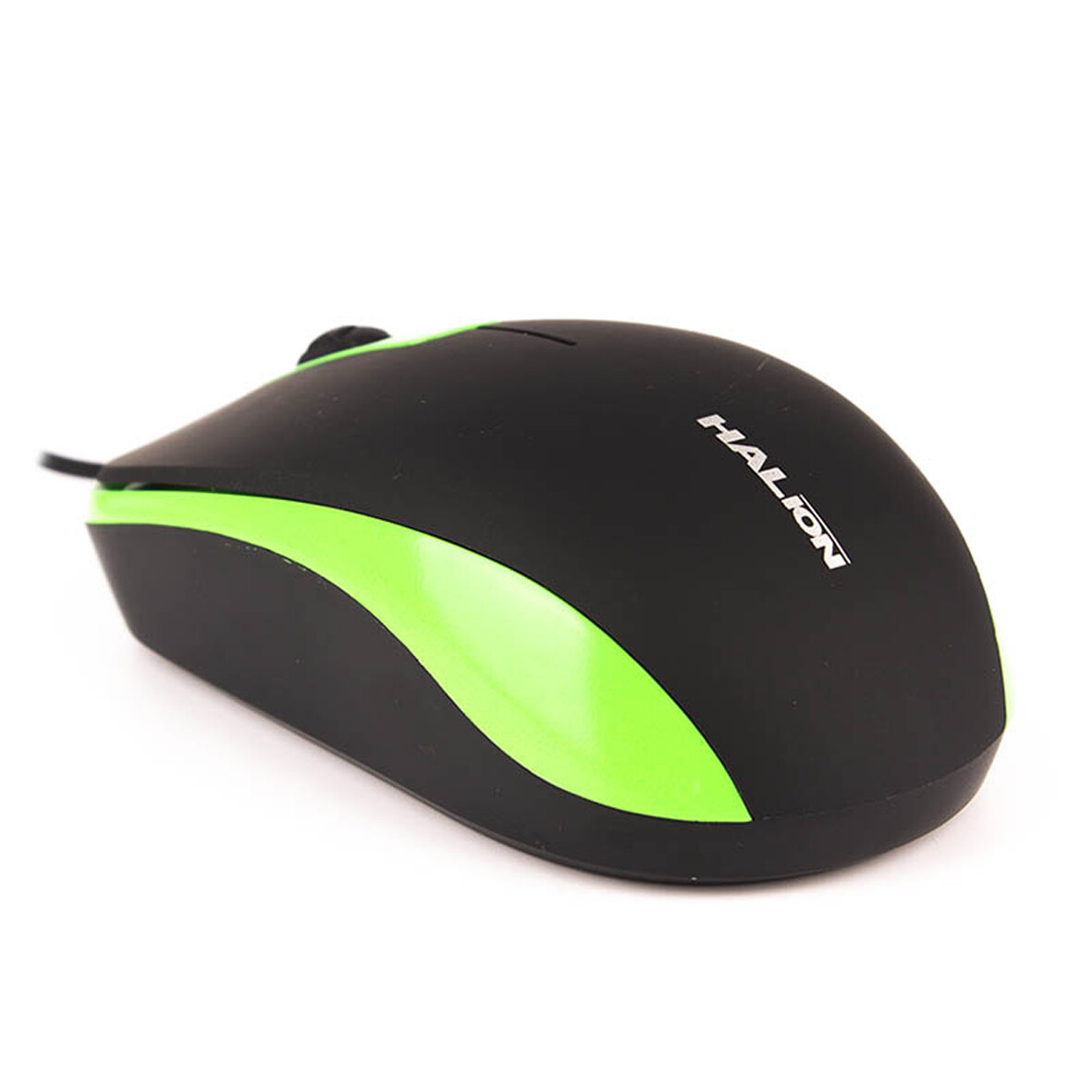 MOUSE OPTICO USB WIRED HALION RUSSO HA-M818 VERDE