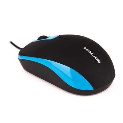 MOUSE OPTICO USB WIRED HALION RUSSO HA-M818 AZUL
