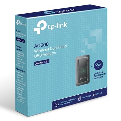 RECEPTOR ADAPTADOR WIFI USB ARCHER T2U DOBLE BANDA TP LINK