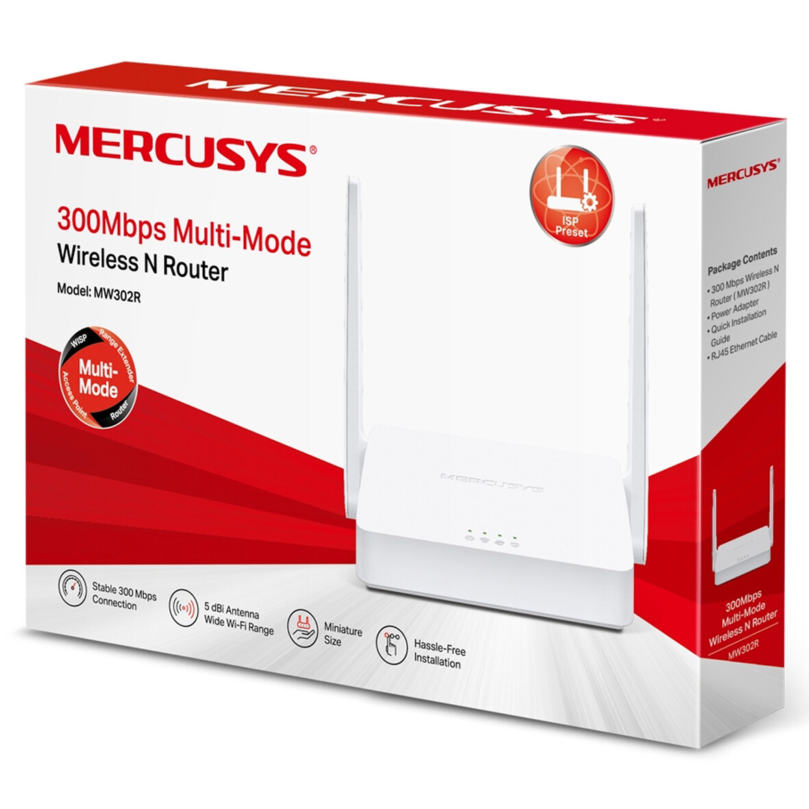 ROUTER WIFI MULTIMODO 300Mbps MW302r 5dBi MERCUSYS Fam TP LINK