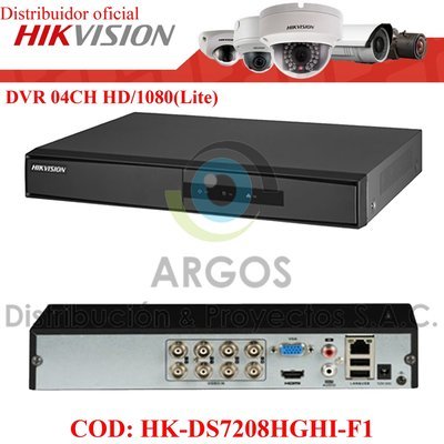 DVR 08CH HD 720P/1080P(Lite) HIKVISION