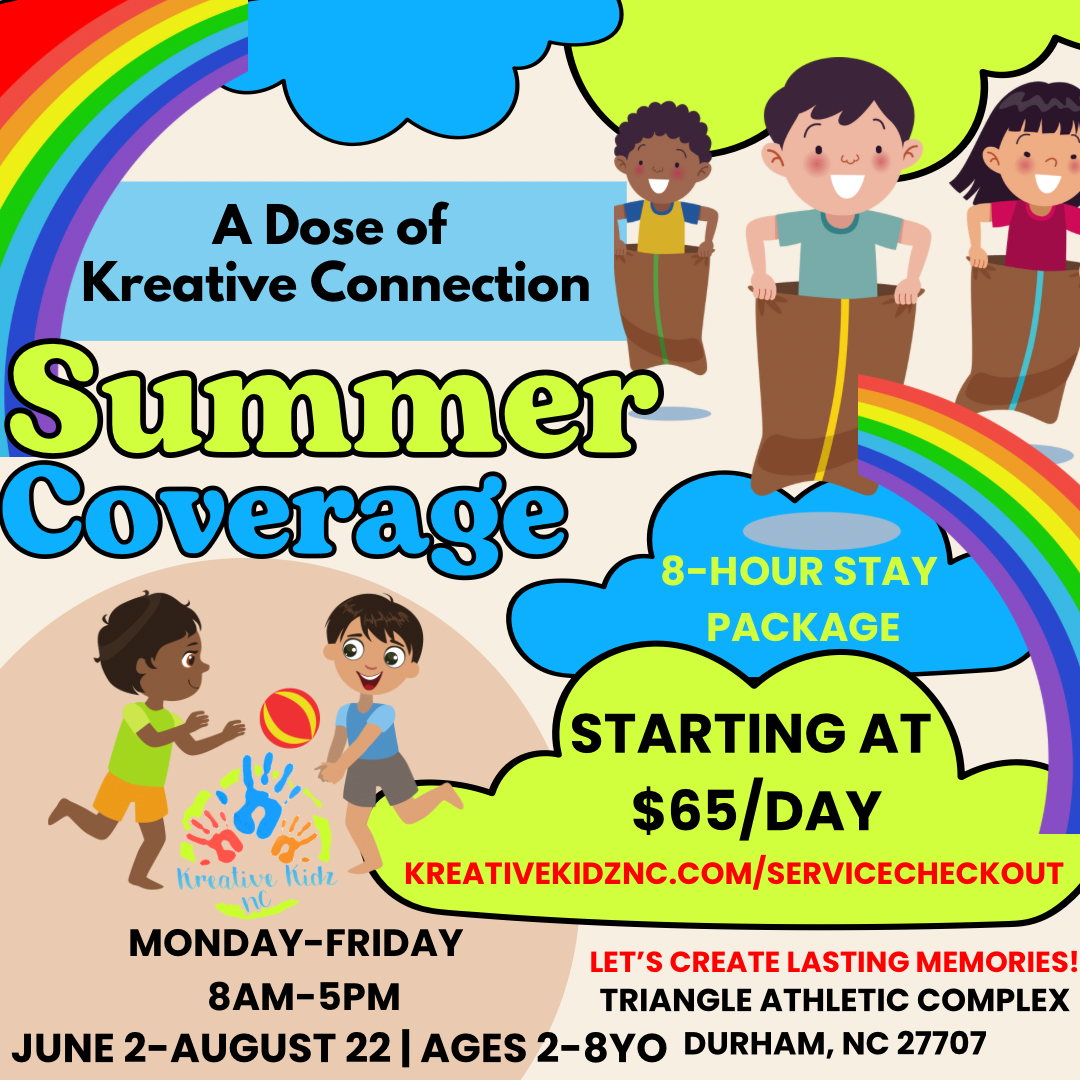 SUMMER 8 HOUR STAY PACKAGE (AGES 2-8YO)
