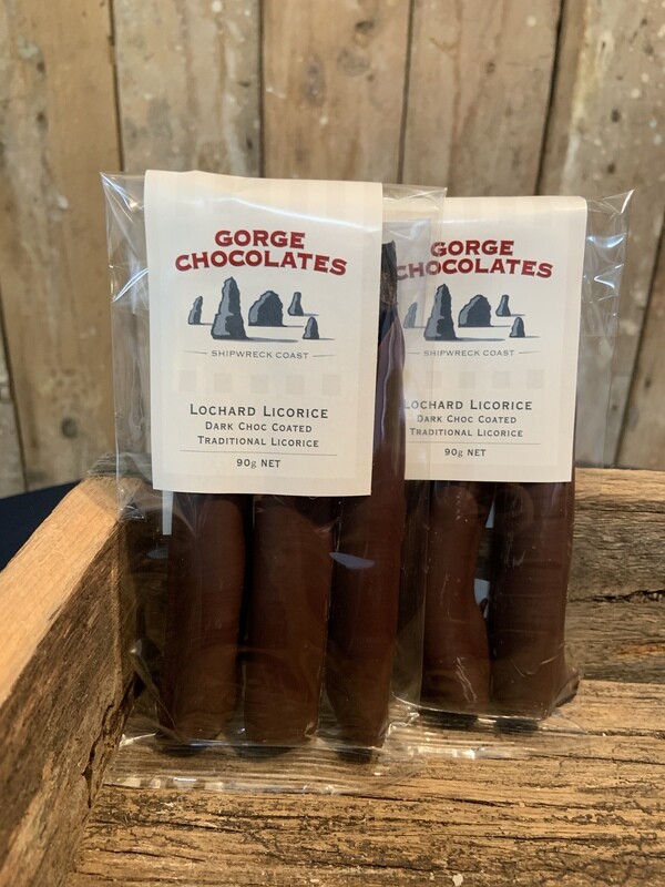 Lochard Licorice Dark Chocolate Coated