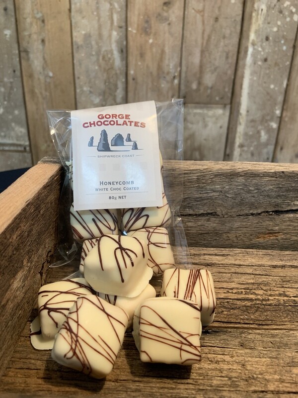 Honeycomb White Chocolate Coated