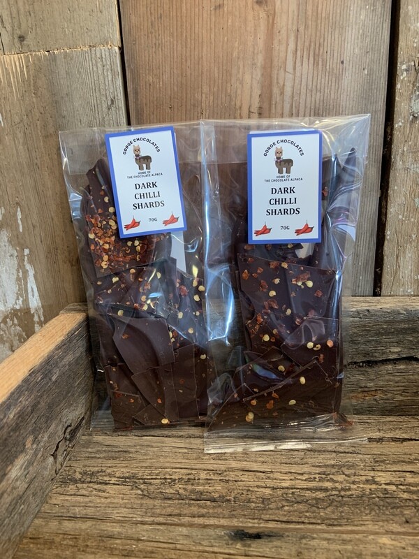 Dark Chilli Chocolate Shards