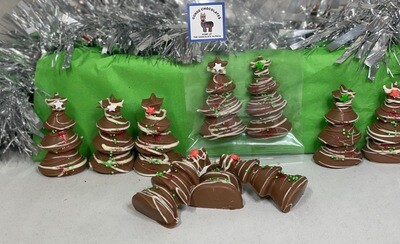 Twin pack of Chocolate Christmas Trees