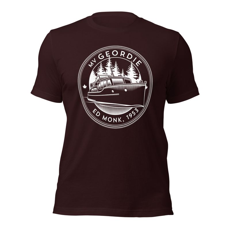 Crew Logo T Oxblood