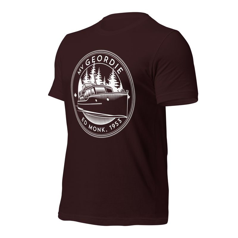 Crew Logo T Oxblood