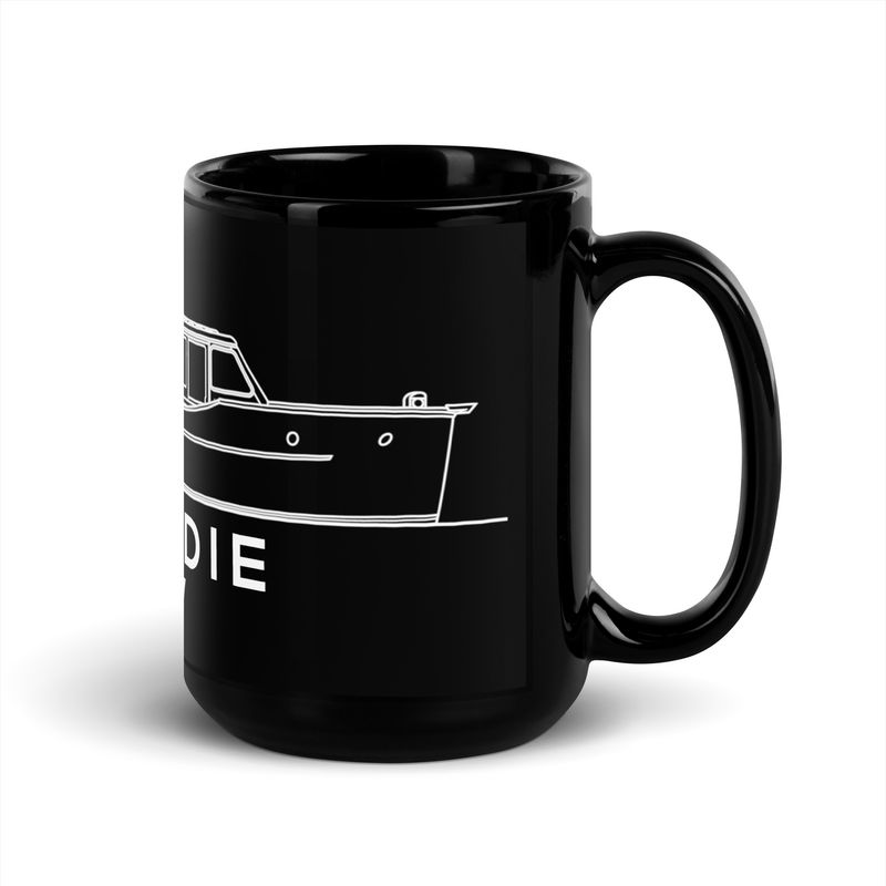 Crew Black Glossy Mug
