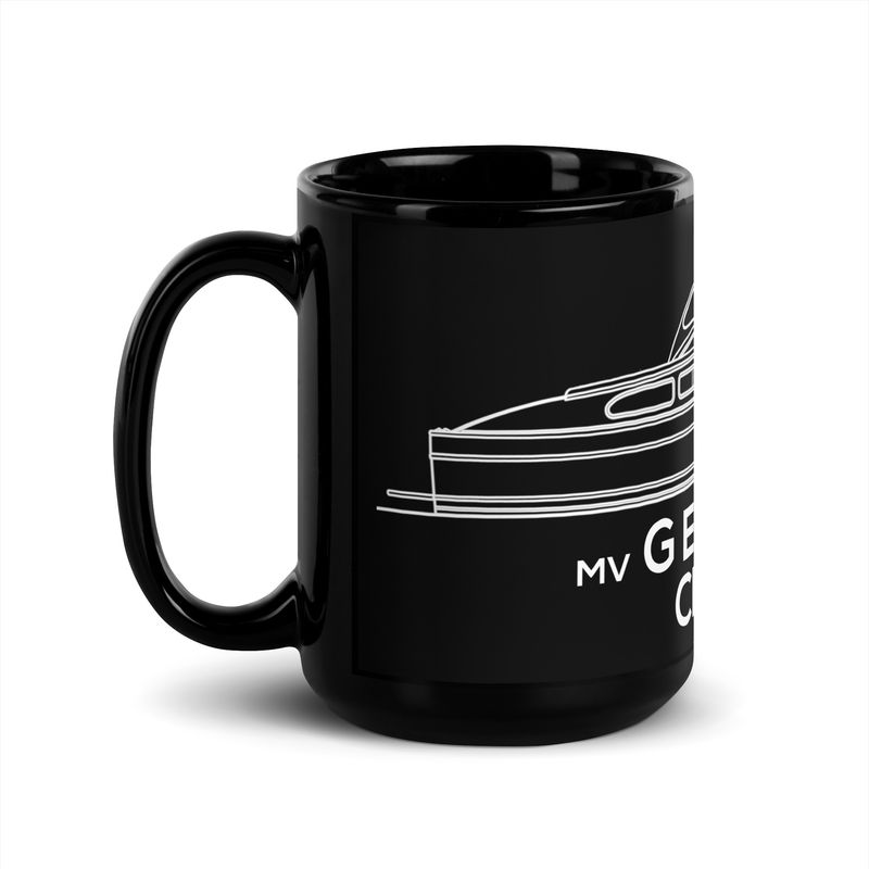 Crew Black Glossy Mug