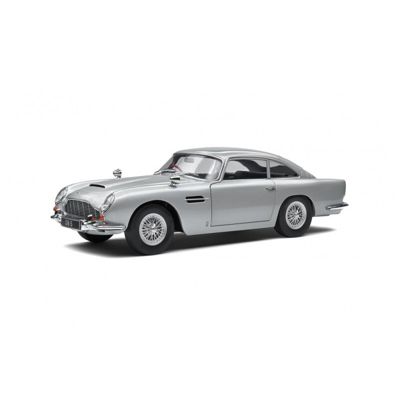 Aston Martin DB5 Diecast Car - 1:18 Scale - Silver Birch