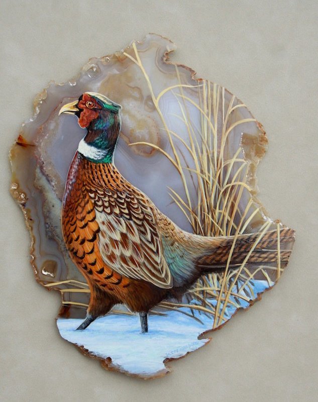 Stepping Out-Pheasant