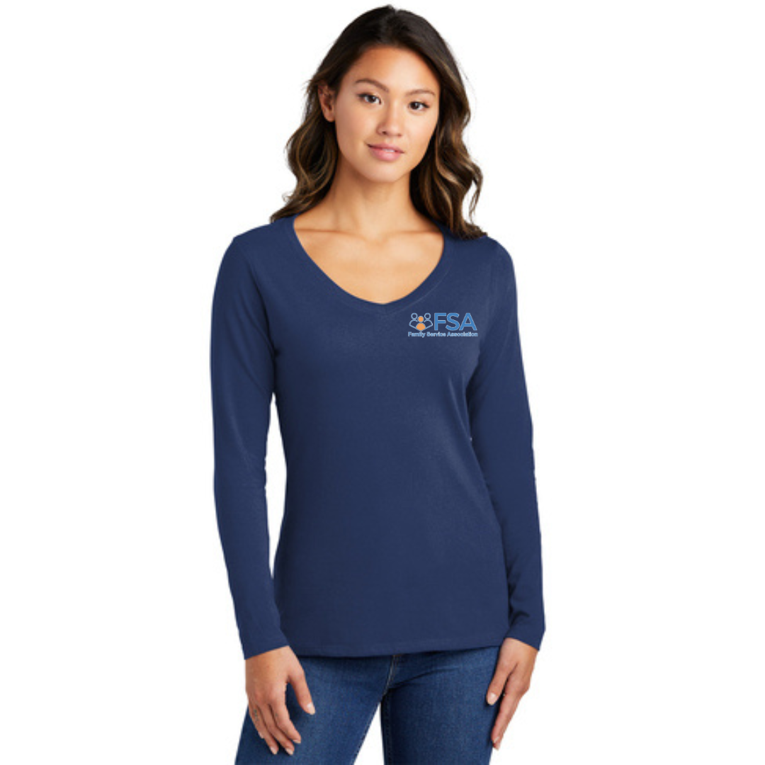 FSA EDUCATOR Women&#39;s Long Sleeve V-Neck Tee