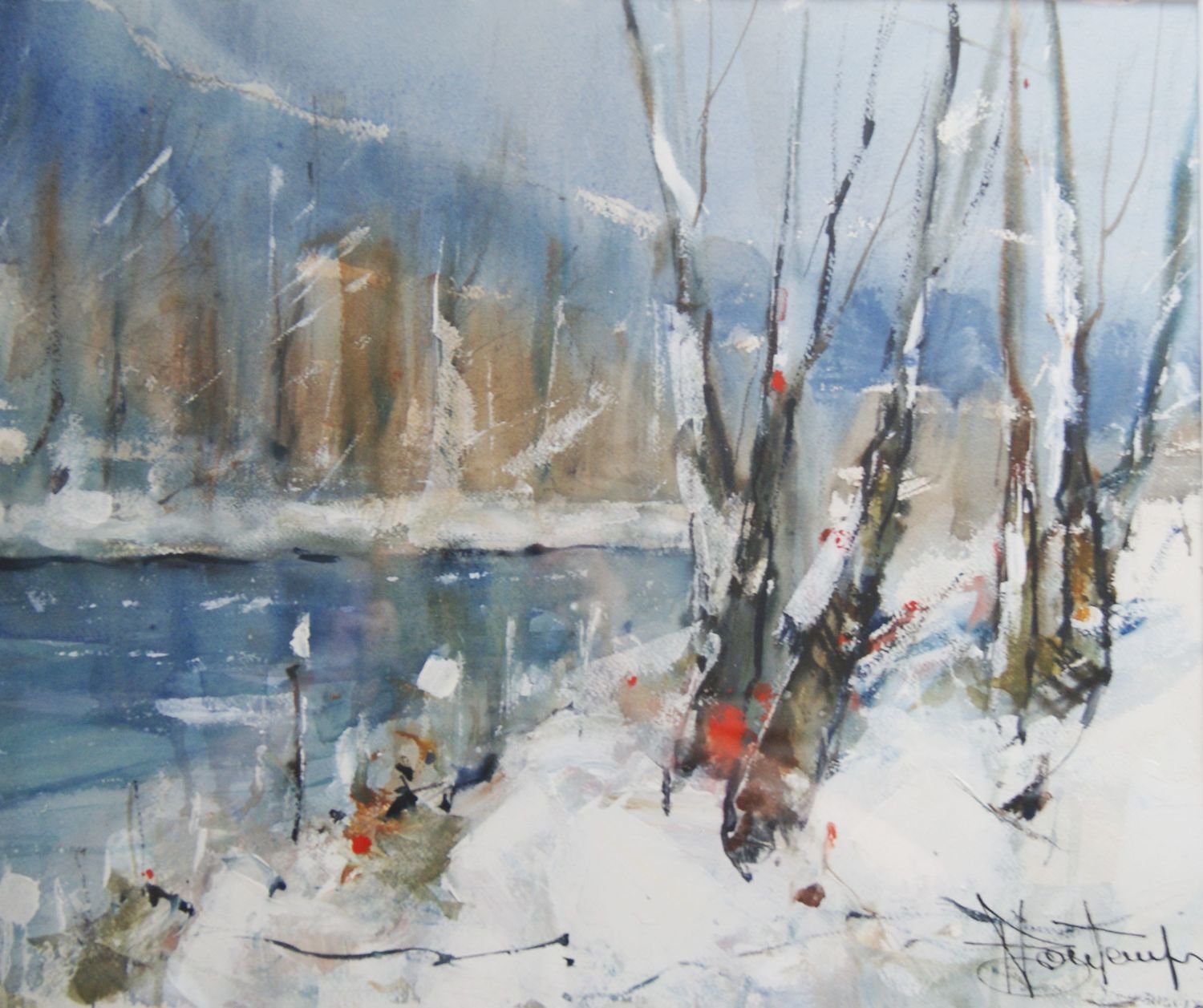 Sous un manteau de neige