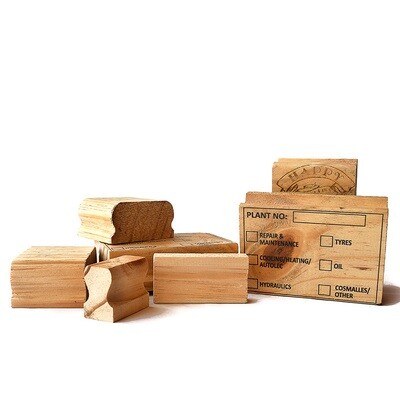 Hand Stamps (Wooden &amp; Plastic Handle)