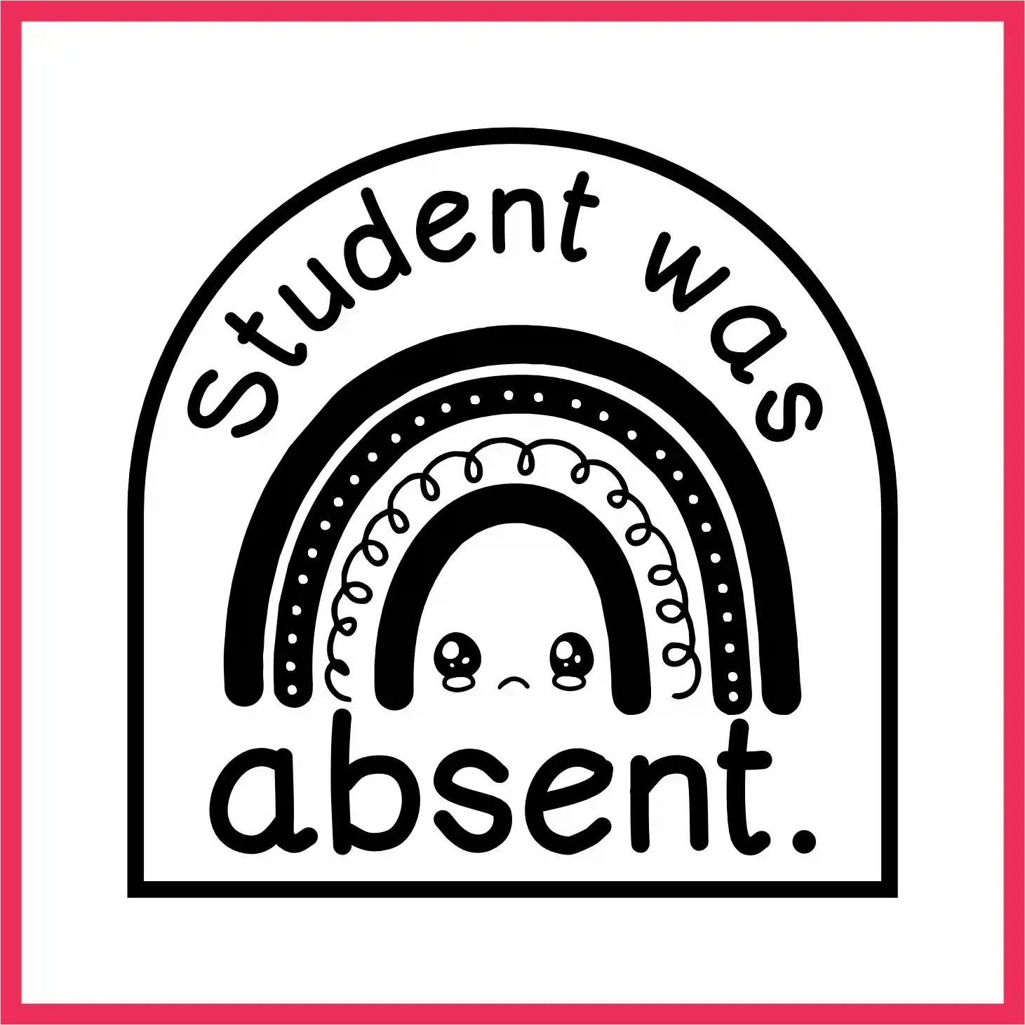 Absent Stamp
