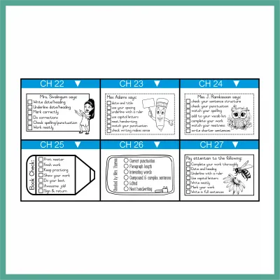 Checklist Stamp - 6 &amp; 7 Points