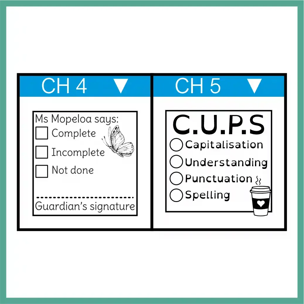 Checklist Stamp - Small Square