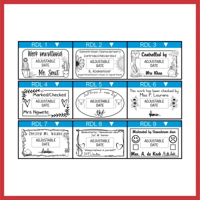 Large Rectangular Dater Stamps