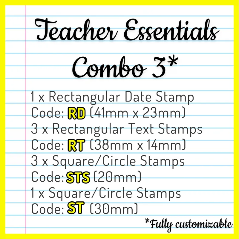 Teacher Essentials Combo 3