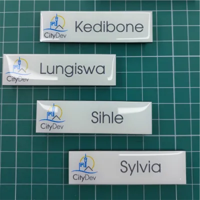 Domed Full Colour Name Badges