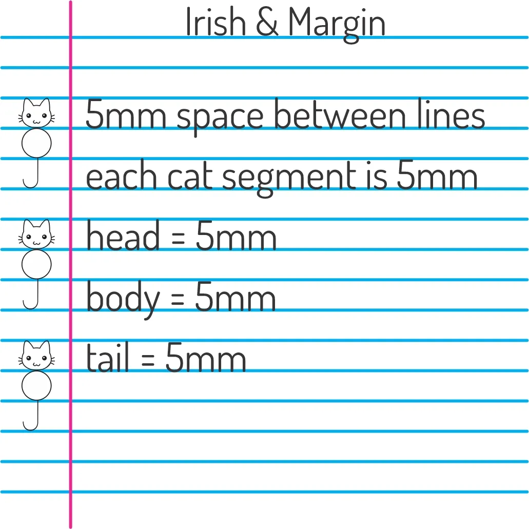 5mm Irish Lines Clever Cat Self-Inking Stamp - rPET-841