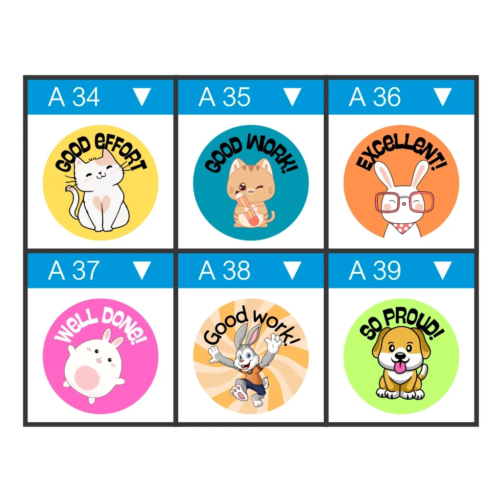 Pets in the Classroom – Reward Stickers for Animal Lovers