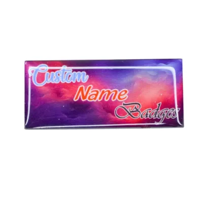 Full-Colour Domed Name Badges – Magnet or Pin Back