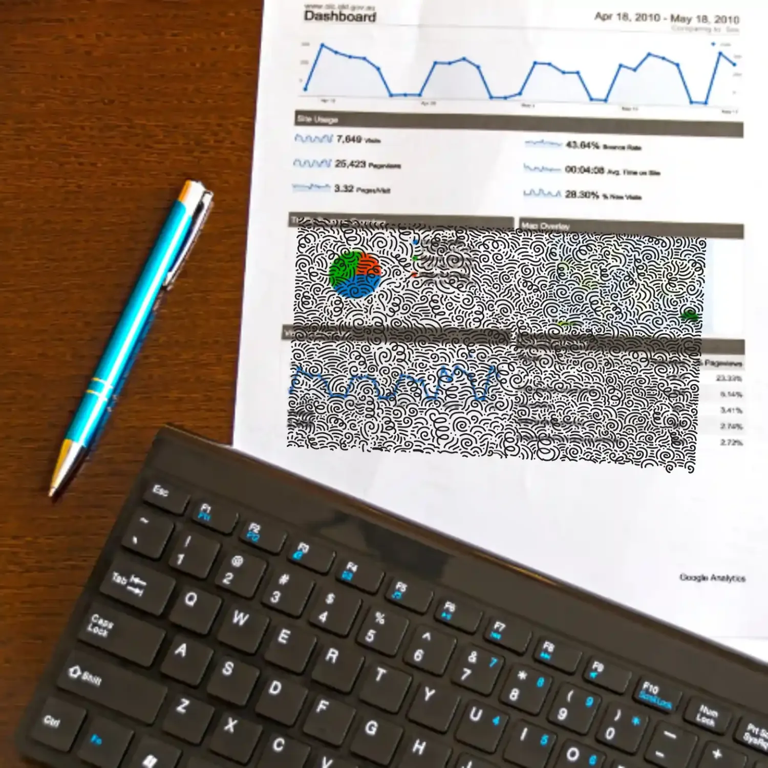 POPIA Redaction Stamp – S-827 (50×30mm Security Pattern)