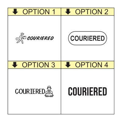 COURIERED Self-Inking Office Stamp – rPET 842