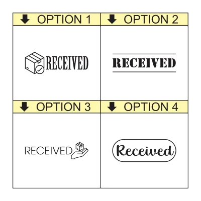 RECEIVED Self-Inking Office Stamp – rPET 842