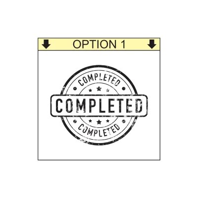 COMPLETED Self-Inking Office Stamp – S-530