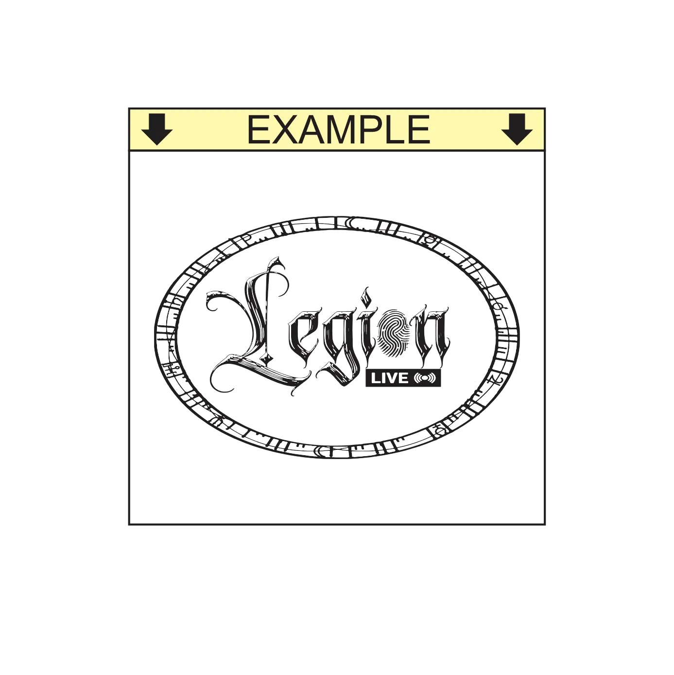 Custom Event Hand Stamp – Self-Inking - S-826