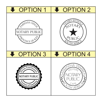 Notary Public Self-Inking Stamp – Official Legal Seal - S-530