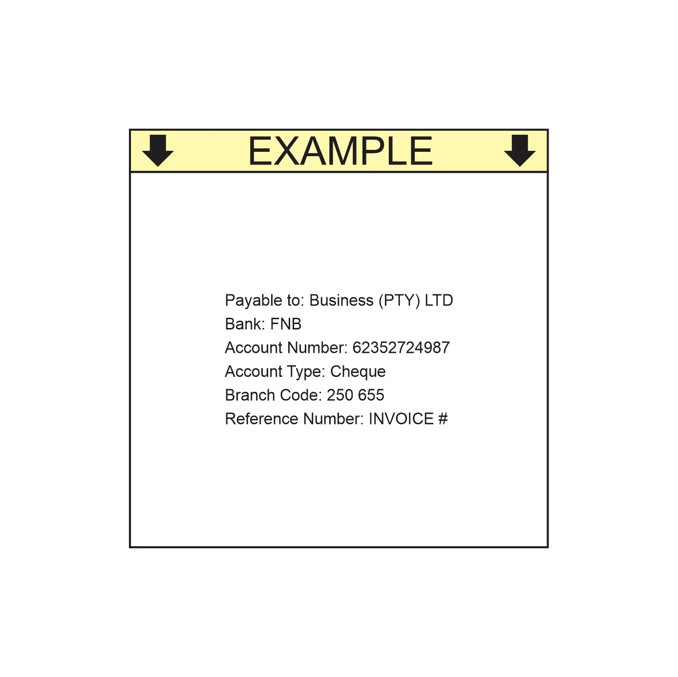 Bank Details Self-Inking Stamp – S-826