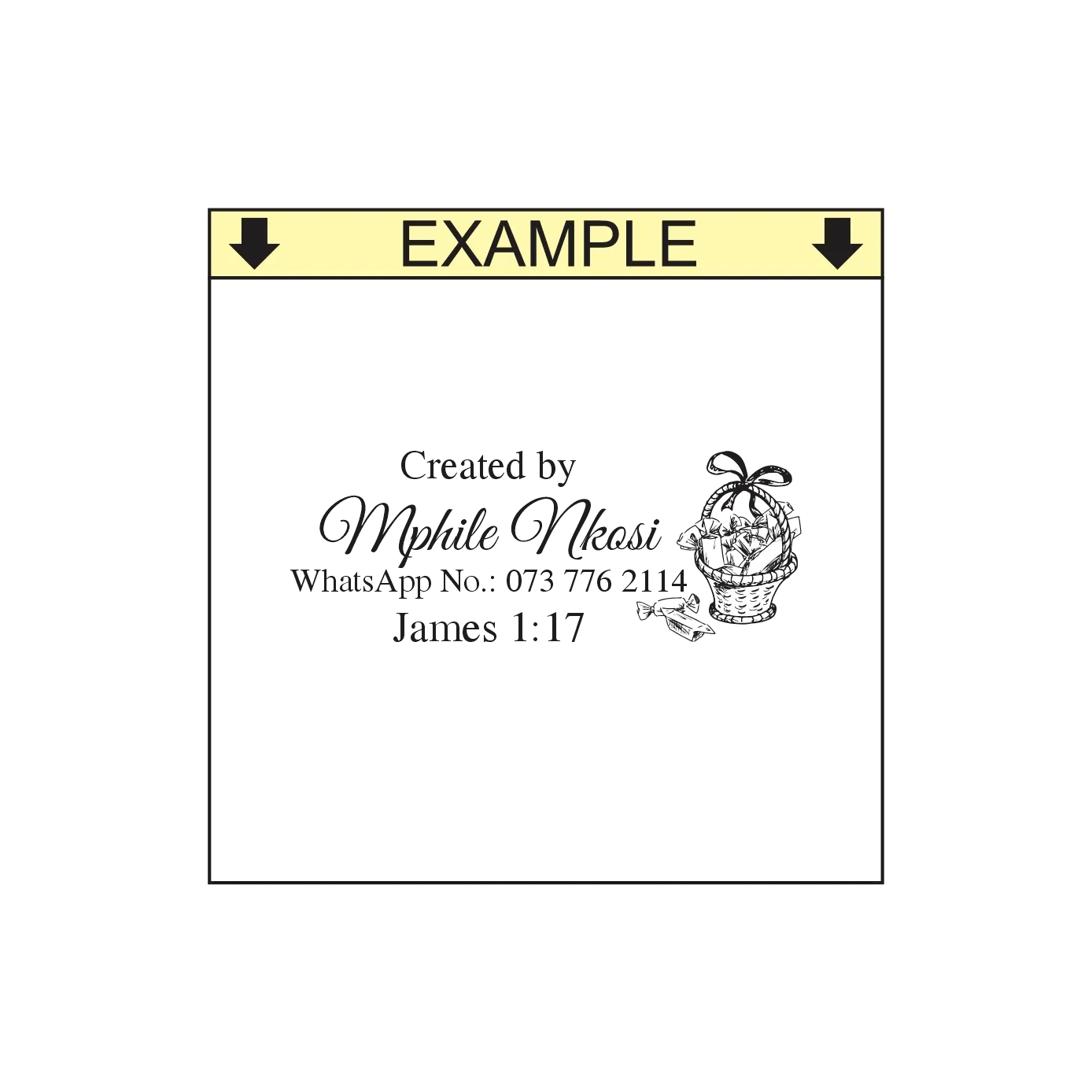 Custom Logo Branding Self-Inking Stamp – Shiny rPET 844