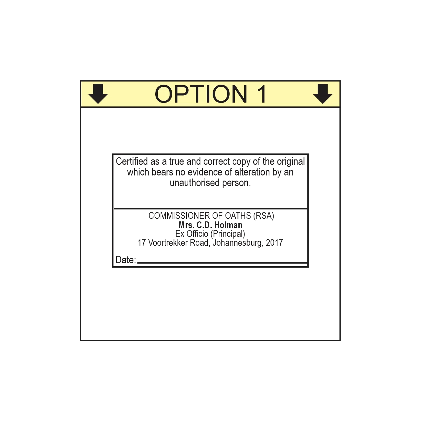 Certifying True Copy Self-Inking Stamp -Shiny S-828