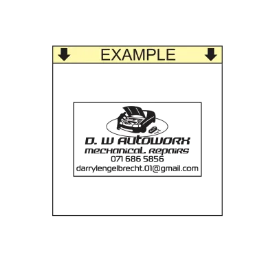 Business Information Self-Inking Stamp – S-828