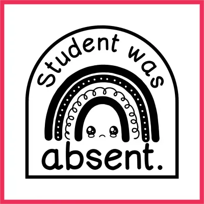 Self-Inking Absent Stamp